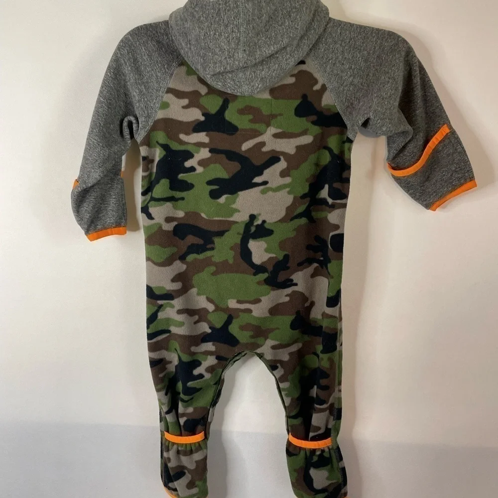 The North Face Camo Fleece Bunting One Piece 6-12M